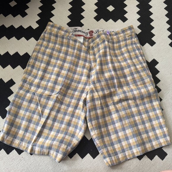 Tommy Bahama Other - Tommy Bahama Shorts Men’s 34 Plaid Checkered Linen & Silk